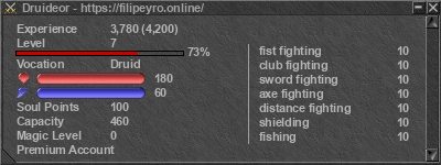Signature for player Druideor
